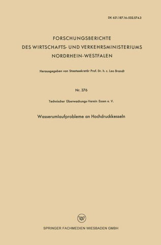 Wasserumlaufprobleme an Hochdruckkesseln