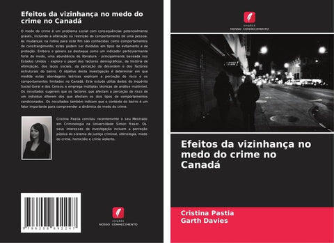Efeitos da vizinhança no medo do crime no Canadá