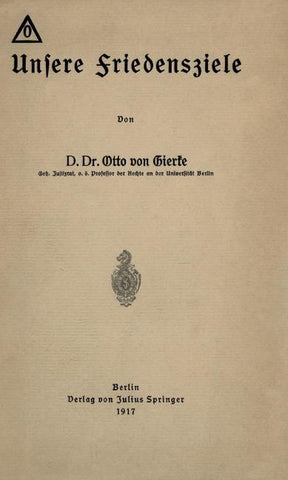Unsere Friedensziele