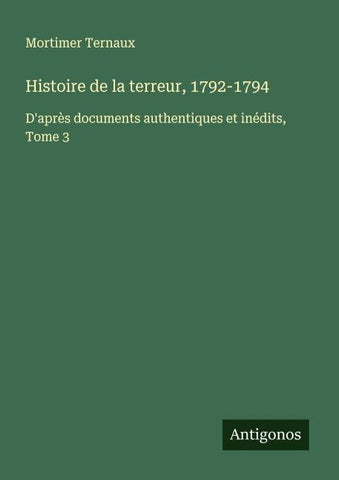 Histoire de la terreur, 1792-1794