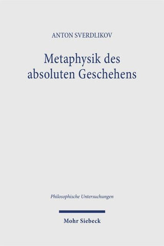 Metaphysik des absoluten Geschehens