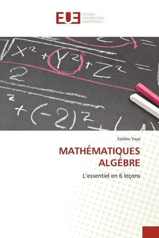 MATHÉMATIQUES ALGÉBRE