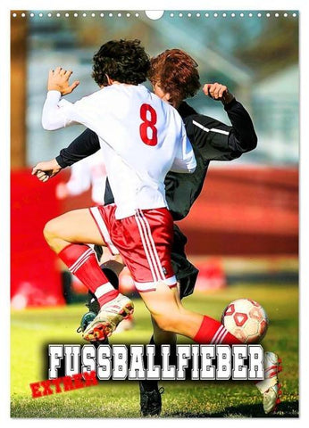 Fußballfieber extrem (Wandkalender 2026 DIN A3 hoch), CALVENDO Monatskalender