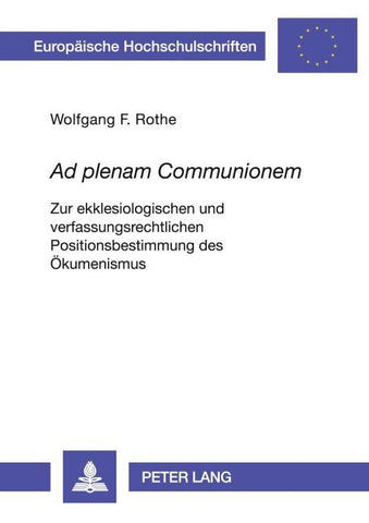 'Ad plenam Communionem'
