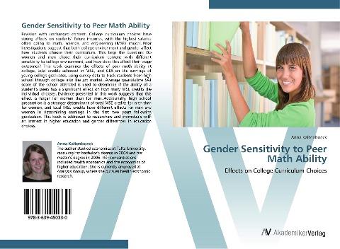 Gender Sensitivity to Peer Math Ability