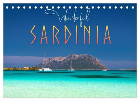Wonderful Sardinia (Desk Calendar 2026 DIN A5 landscape), CALVENDO 12 Month DeskCalendar