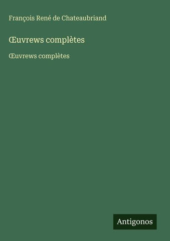 ¿uvrews complètes
