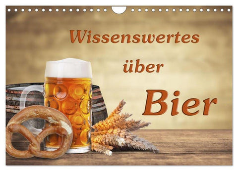 Wissenswertes über Bier (Wandkalender 2026 DIN A4 quer), CALVENDO Monatskalender
