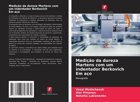 Medição da dureza Martens com um indentador Berkovich Em aço