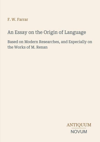 An Essay on the Origin of Language