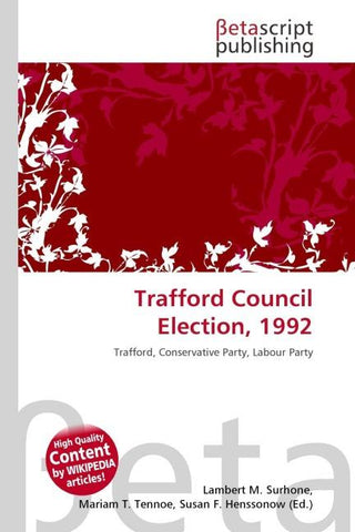 Trafford Council Election, 1992