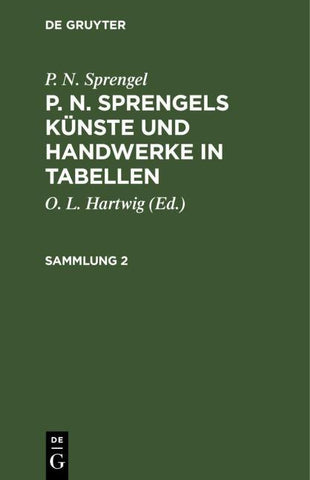 P. N. Sprengels Künste und Handwerke in Tabellen. Sammlung 2