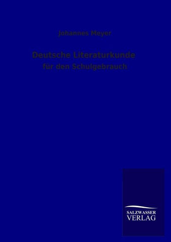Deutsche Literaturkunde