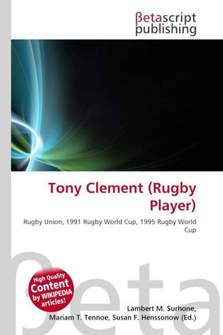 Tony Clement (Rugby Player)