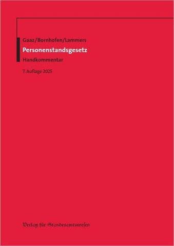 Personenstandsgesetz