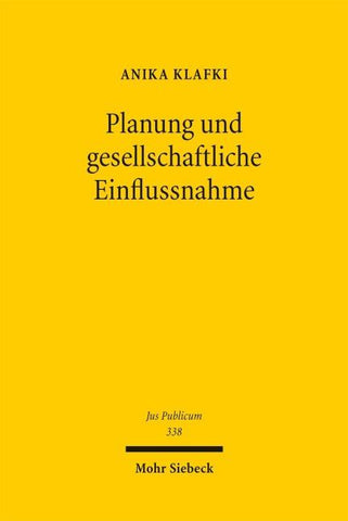 Planung und gesellschaftliche Einflussnahme