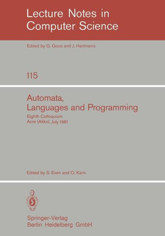 Automata, Languages and Programming