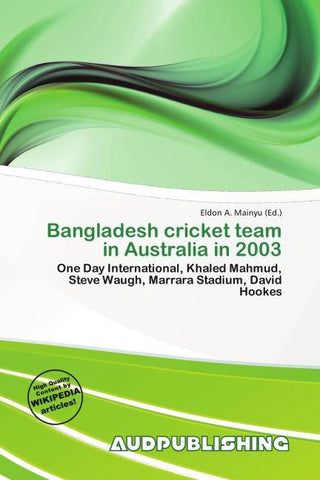 Bangladesh cricket team in Australia in 2003