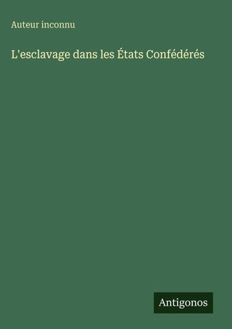 L'esclavage dans les États Confédérés