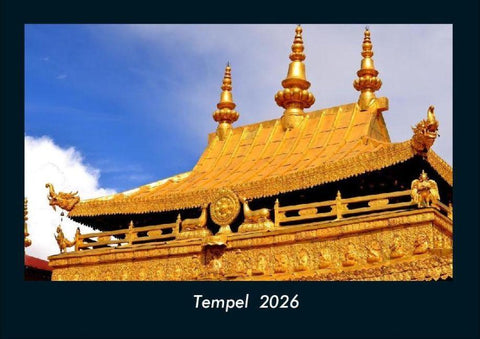 Tempel  2026 Fotokalender DIN A4