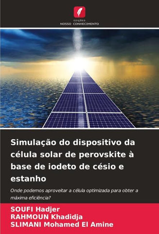 Simulação do dispositivo da célula solar de perovskite à base de iodeto de césio e estanho