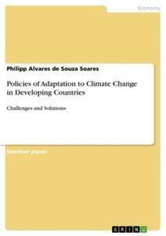 Policies of Adaptation to Climate Change in Developing Countries