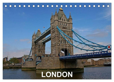 London (Tischkalender 2026 DIN A5 quer), CALVENDO Monatskalender