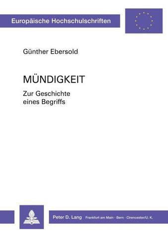 Mündigkeit