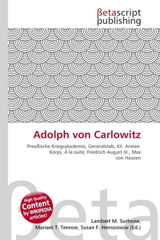 Adolph von Carlowitz