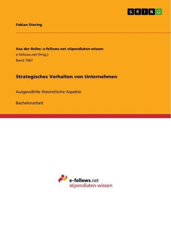 Strategisches Verhalten von Unternehmen