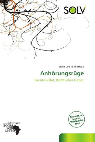 Anhörungsrüge