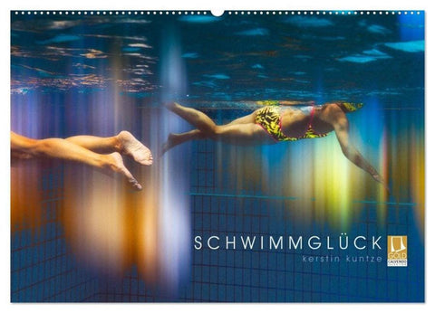 SCHWIMMGLÜCK (Wandkalender 2027 DIN A2 quer), CALVENDO Monatskalender