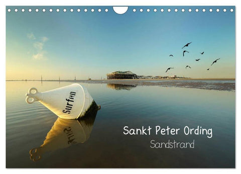 Sankt Peter Ording Sandstrand (Wandkalender 2026 DIN A4 quer), CALVENDO Monatskalender