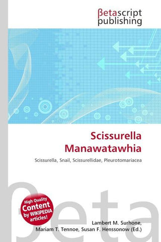 Scissurella Manawatawhia