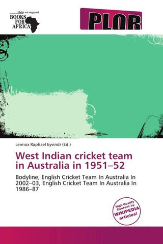West Indian cricket team in Australia in 1951-52