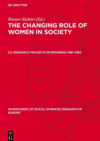 Research Projects in Progress 1981–1983