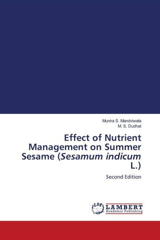 Effect of Nutrient Management on Summer Sesame (Sesamum indicum L.)