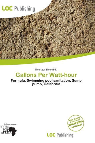 Gallons Per Watt-hour