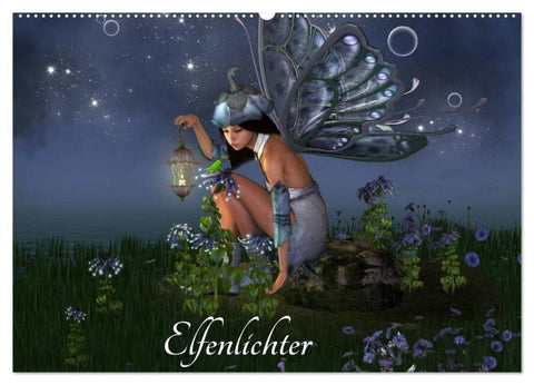 Elfenlichter (Wandkalender 2026 DIN A2 quer), CALVENDO Monatskalender