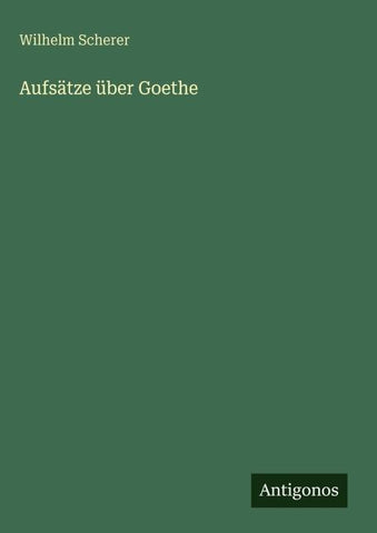 Aufsätze über Goethe