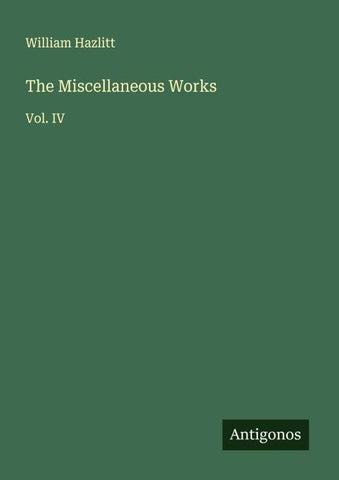 The Miscellaneous Works