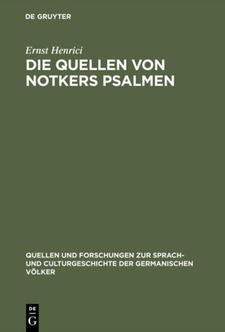 Die Quellen von Notkers Psalmen