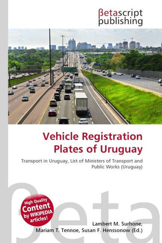 Vehicle Registration Plates of Uruguay