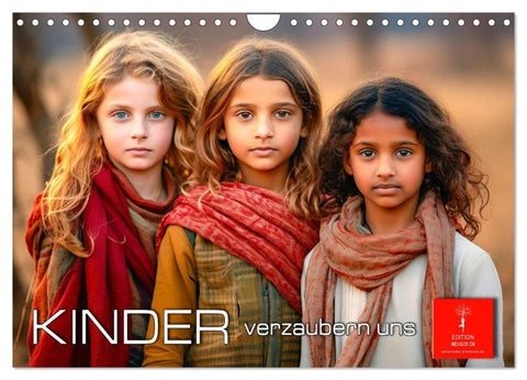 Kinder verzaubern uns (Wandkalender 2026 DIN A4 quer), CALVENDO Monatskalender