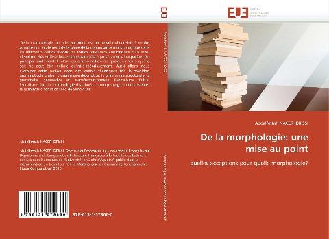 De la morphologie: une mise au point