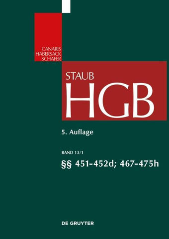 §§ 451 - 452d; 467 - 475h
