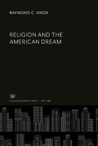 Religion and the American Dream