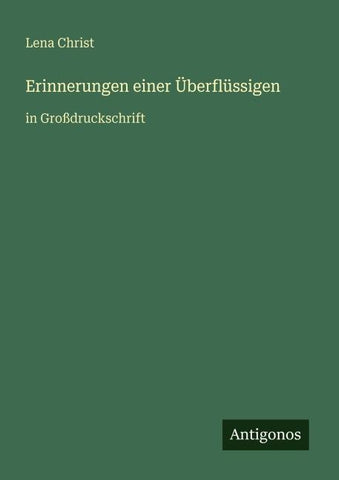 Erinnerungen einer Überflüssigen