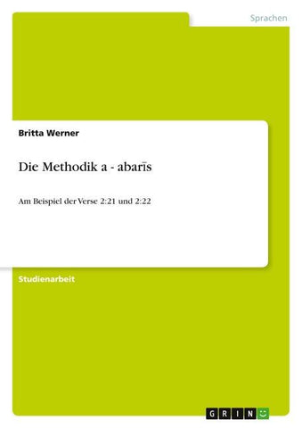 Die Methodik a¿-¿abar¿s