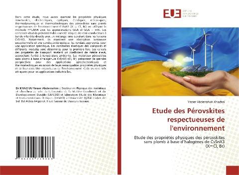 Etude des Pérovskites respectueuses de l'environnement